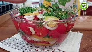 EVERYTHING in this bowl is GOOD after 24 hours: the tomatoes, the onions and peppers, and the mar..