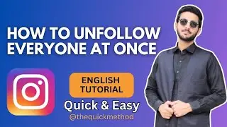 How To Unfollow Everyone On Instagram At Once  - Full Guide 2024