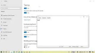 How to Turn ON Enable text suggestions in Windows while typing