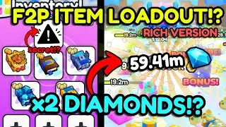 KRAZY!? 🤑💎 THIS *F2P* ITEM LOADOUT DOUBLED MY DIAMONDS IN PET SIMULATOR 99!