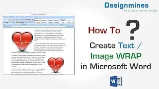 How to create Image Wrap, Text Wrap in Word 2007