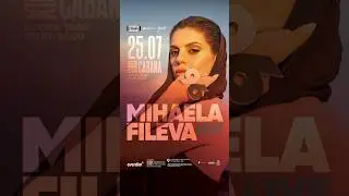 💃🏻25.07 | 20:00 | Kino Cabana🕺🏽 Билети в мрежата на Eventim  #mihaelafileva #livemusic #concert