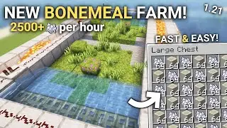 The Best BoneMeal Farm in Minecraft 1.21 | Tutorial