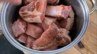шашлык в казане