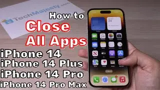 How to Close All Apps: iPhone 14/iPhone 14 Plus/iPhone 14 Pro/iPhone 14 Pro Max - Make Phone Faster!