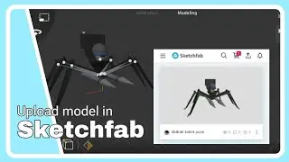 How to upload prisma 3d models in sketchfab ..// Tutorial// ..