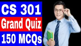 CS 301 Grand Quiz Solved / Correct Solution 💯 / VU Midterm / VU Grand Quiz / Best Solution 🔥