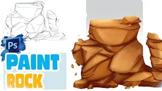 how to paint rock.tutorial .must watch.adobe illustrator.adobe photoshop.illustration