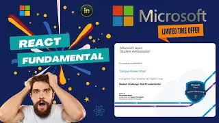 React Fundamental Challenge Certificate By Microsoft Learn