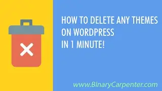 Can't Delete WordPress Theme? Here Is How!