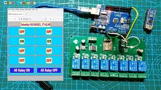 ESP8266 WIFI 8-way Relay Module ESP-12F Development Board from Banggood