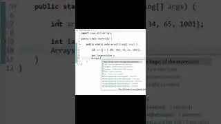 Shortcut to find maximum element in an array - Java Program.