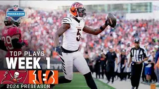 Cincinnati Bengals Top Plays vs. Tampa Bay Buccaneers | 2024 Preseason Week 1