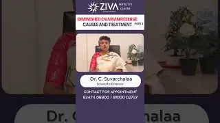 Diminished Ovarian Reserve | Part 1 | Antral Follicle Count || Age And Fertility || Dr C Suvarchalaa