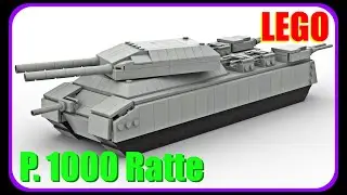 Мини танк P. 1000 Ratte из Лего