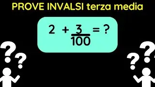 Calcolare questa somma. Qual è il risultato?Prova Invalsi di Matematica | Terza media