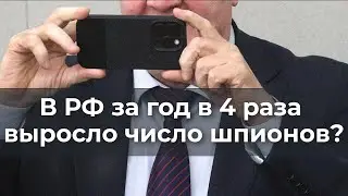В РФ за год в 4 раза выросло число шпионов?