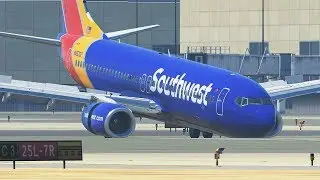 X-Plane 11 - Southwest 737 Landing Gear Failure Emergency Landing