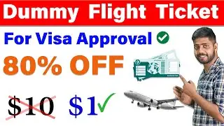 Dummy flight ticket booking | How To Book Dummy Flight Ticket FOR VISA | Dummy Ticket Booking Online