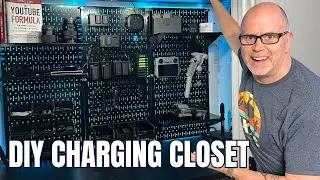 Gear Storage & Battery Charging Closet - for Content Creators