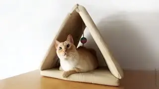 How to Make a Cat Teepee Mat