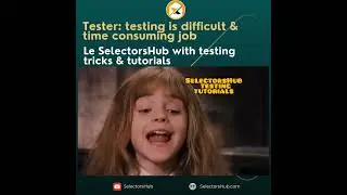 For testing tricks & tutorials subscribe the channel @SelectorsHub #harrypotter #testingtutorials