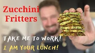 Simple Fried Zucchini Fritters Recipe | 4K