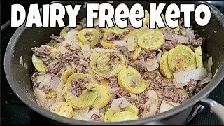 DAIRY FREE Keto Full Day of Eating | Taco Seasoned Squash & Ground Beef