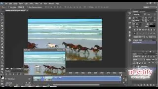 adobe photoshop place a video layer and interpret video footage demo