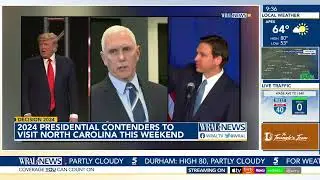 Presidential Weekend in North Carolina; Trump, DeSantis, Pence & Biden all Visiting