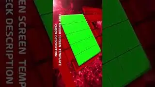 Pure Red 3D Moving Slides Professional INTRO-OPENER-PROMO Green Screen | FREE TO USE | iforEdits