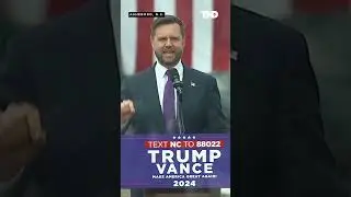 JD Vance campaigns in North Carolina with Donald Trump