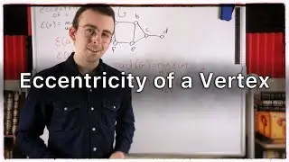 Eccentricity of a Vertex | Graph Theory