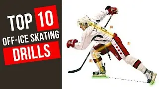 Top 10 - Best Skating Drills For Hockey Players | OFF-ICE Hockey Practice | Stride Extension Dryland