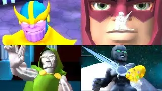 Marvel Super Hero Squad: The Infinity Gauntlet - All Boss Fights (1080p 60FPS)