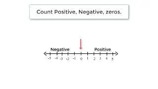 C Program To Count Positive, Negative and Zero without using Array