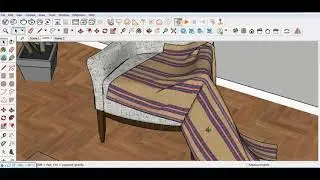 How to Make Cloth in SketchUp #sketchupplugins #sketchup  #sketchuptutorial