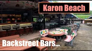 [4K] Walking Phuket: Karon Beach's Backstreet Bars [Thailand]