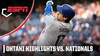 Shohei Ohtani doubles 3 TIMES in Dodgers’ win vs. Nationals | ESPN MLB