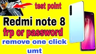 Redmi note 8 frp remove umt/pattern password remove one click umt #techmobile007