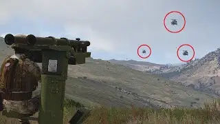 3 Attack Helicopters shot down by MANPANDS | Ka-52's Hit | ARMA 3: Milsim