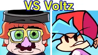 Friday Night Funkin VS Voltz FULL WEEK + Cutscenes & VS Boyfriend Story Animation (FNF Mod/Hard)