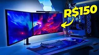 PRODUTOS BARATOS que você PRECISAR TER no seu SETUP GAMER!!! (até R$150)