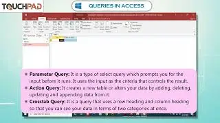 QUERIES IN ACCESS|Ch 08|iPlus Ver 2.0l|Class 07