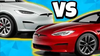 Tesla Model S Plaid VS Model X Plaid