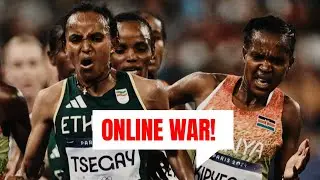 Kenyans React to Faith Kipyegon VS. Gudaf Tsegay Dramatic 5000m Final at the Paris Olympics