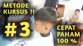 Keliatan Mudah !! Cara potong rambut bocil SD pengen model 3 jari