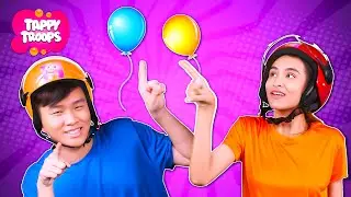 Balloon Pop Song And More | Preschool Kids Songs |Tappy Troops – Educational Toddler Learning Videos