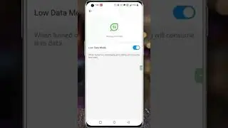 How to Enable Low Data Mode on Imo #shorts