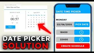 Create a  Date-Time Picker in FlutterFlow Without Coding 🌟